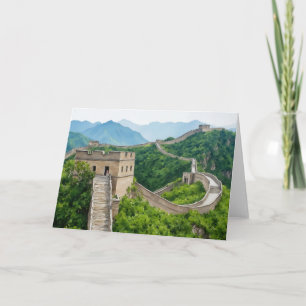 Cartão Muro de excelente da China Watercolor