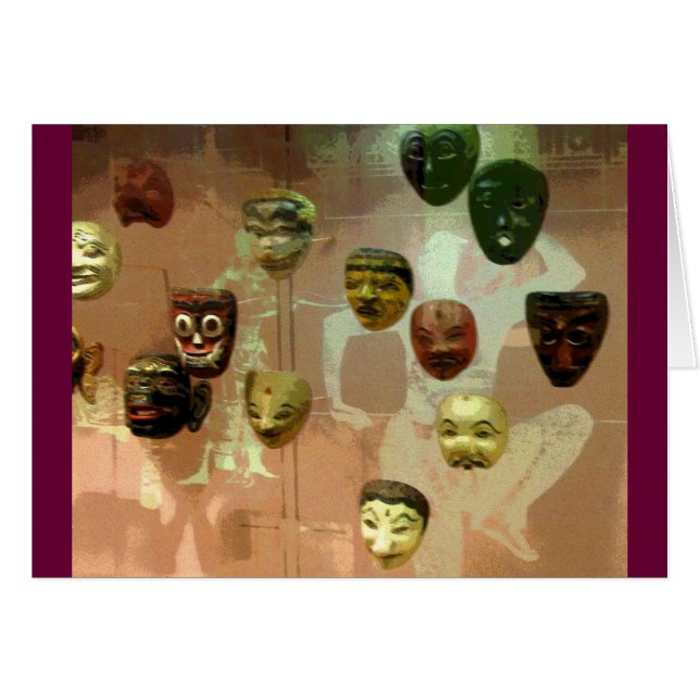 Cartão Muro de Máscaras CB (Frente Horizontal)