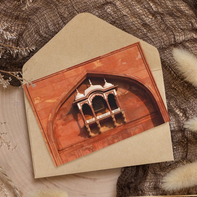 Cartão Muro do Templo da Índia (Criador carregado)