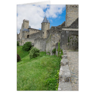 Cartão Muro Fortificado de Carcassonne