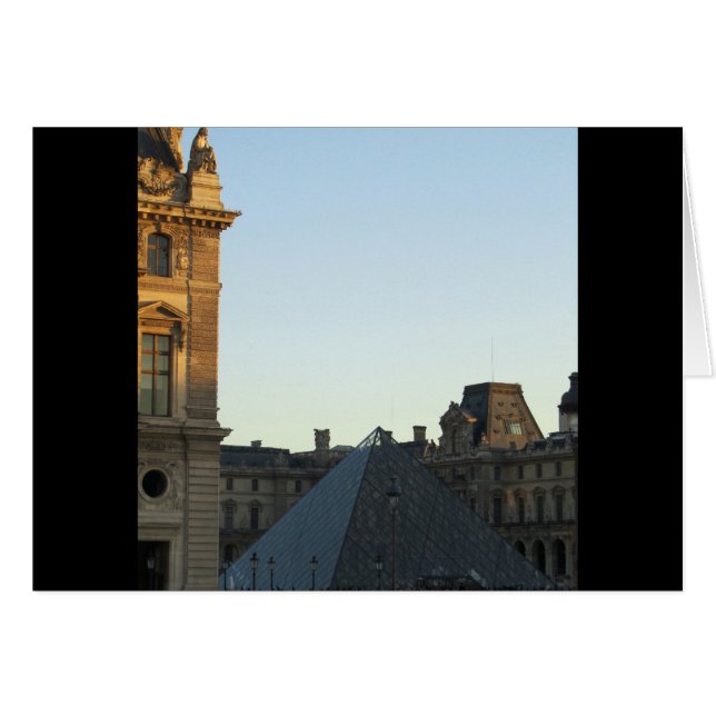 Cartão Musee du Louvre (Frente Horizontal)