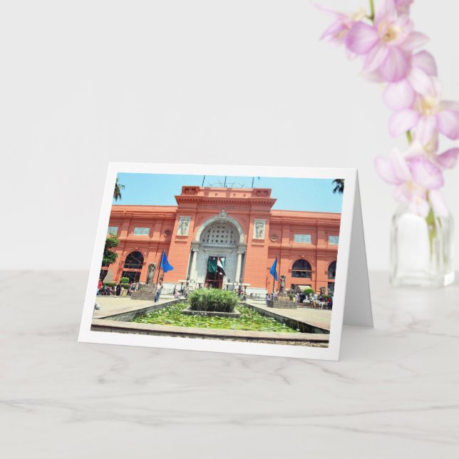 Cartão Museu de Entrada do Cairo, Egito (Orquídea)