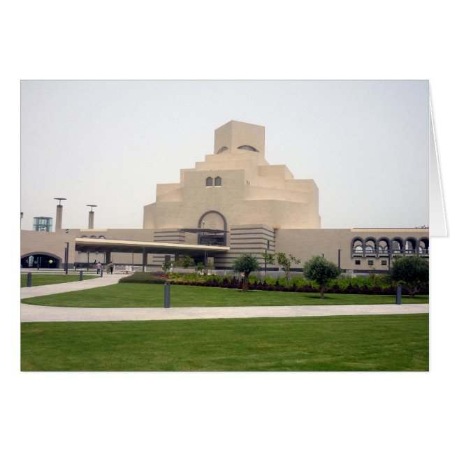 Cartão museu islâmico de doha (Frente Horizontal)