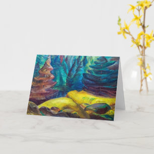 Cartão Musgo Amarelo Emily Carr