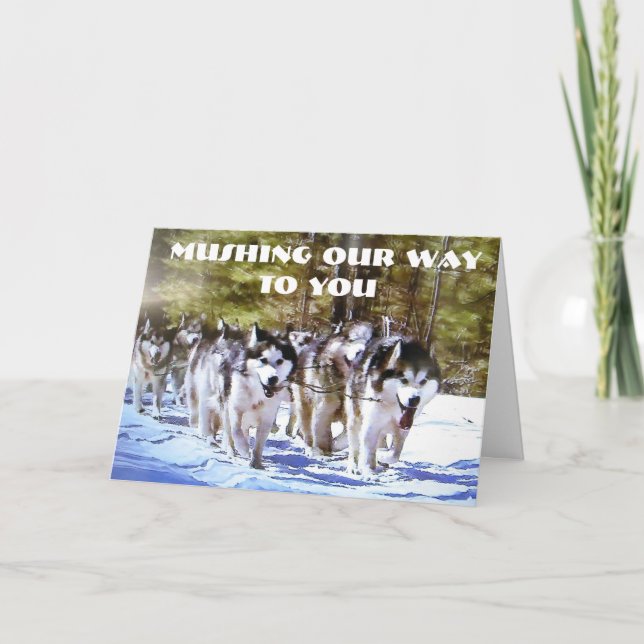 CARTÃO MUSHING OUR WAY TO YOU BIRTHDAY (Frente)