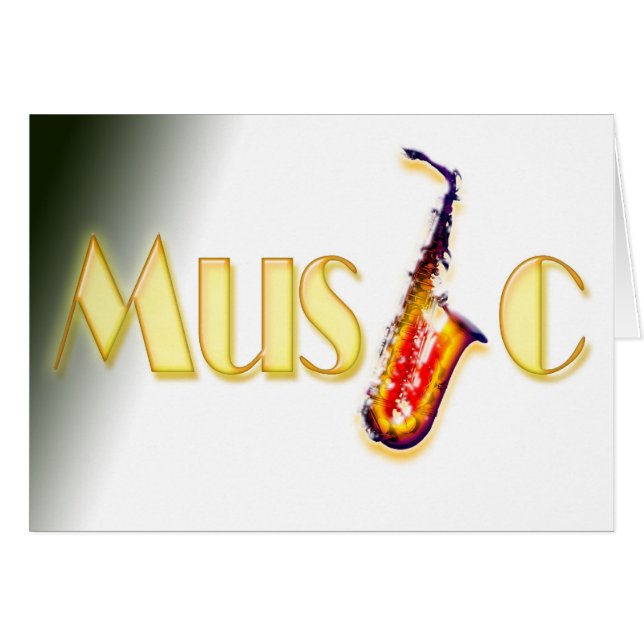 Cartão música (Frente Horizontal)