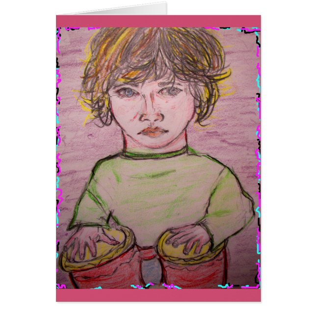 Cartão música bongo (Frente)