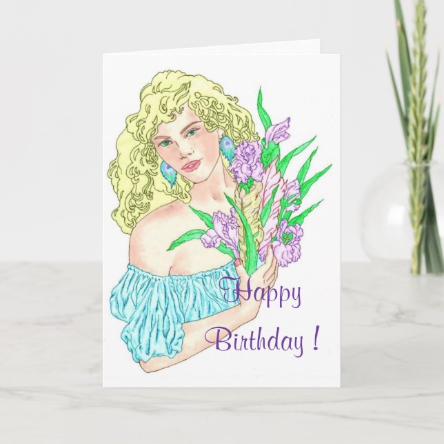 Cartão Música Colorida de Verão (Frente)