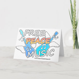 Cartão Música de Paz Livre