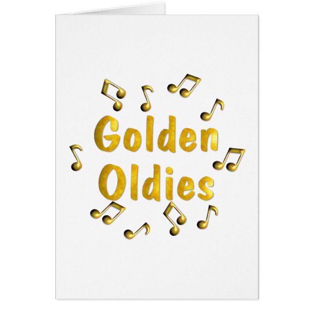 Cartão Música dos Oldies (Frente)