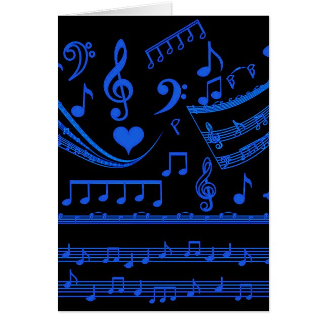 Cartão Música é meu mundo_ (Frente)