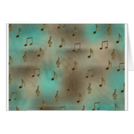 Cartão Música e Notas