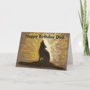 Cartão música esquecida Happy Birthday Pai