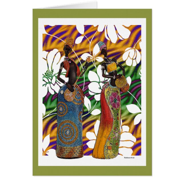 Cartão Música no Jardim da África (Frente)