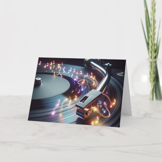 Cartão Música Viável Para Aniversário (Frente)