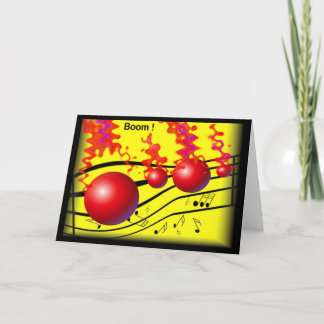 Cartão musical do motivo