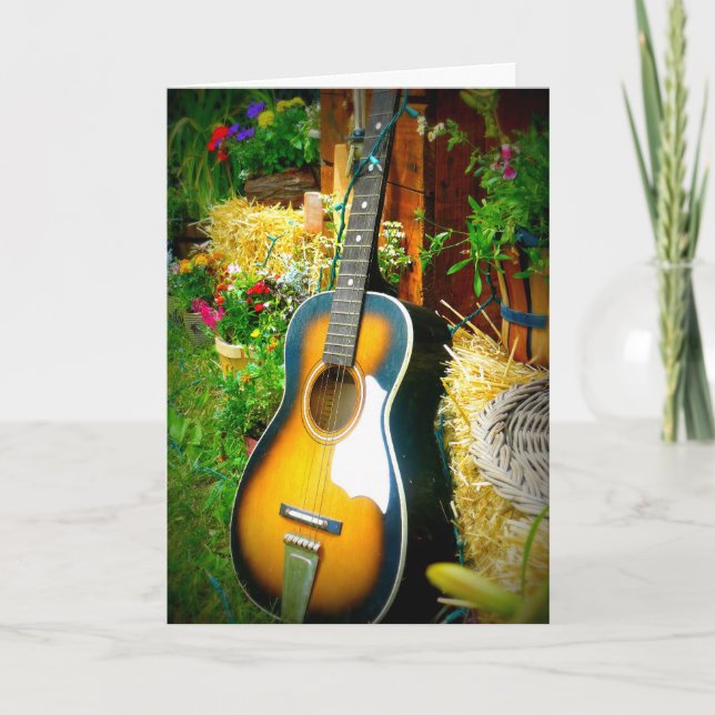 Cartão Musical Happy Birthday greeting card (Frente)