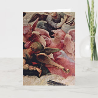 Cartão Musician Angels (Top Left) By Lorenzo Lotto