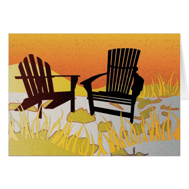 Cartão Muskoka Autumn (Frente Horizontal)