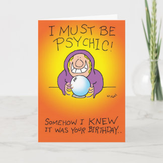 Cartão Must Be Psychic