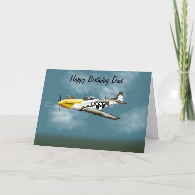 Cartão Mustang Birthday Card (Frente)