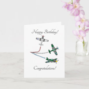 Cartão Mustangs Customisable Birthday Card