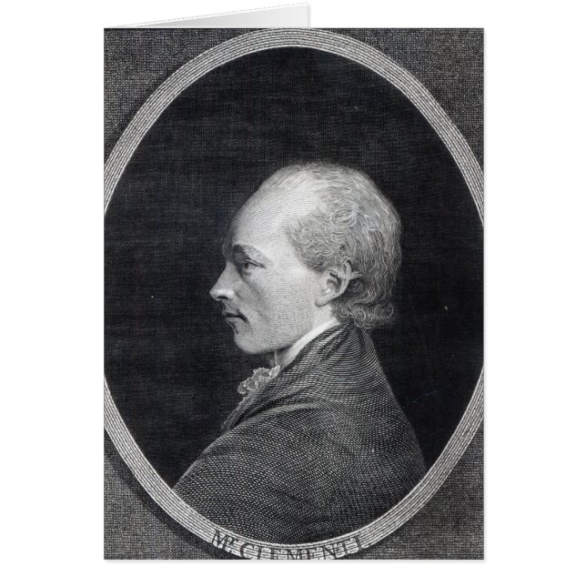 Cartão Muzio Clementi, 1803 (Frente)