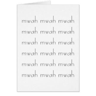 Cartão mwah mw do mwah do mwah do mwah do mwah do mwah do