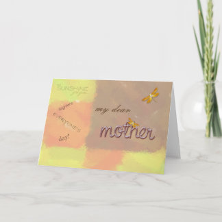 Cartão my dear mother