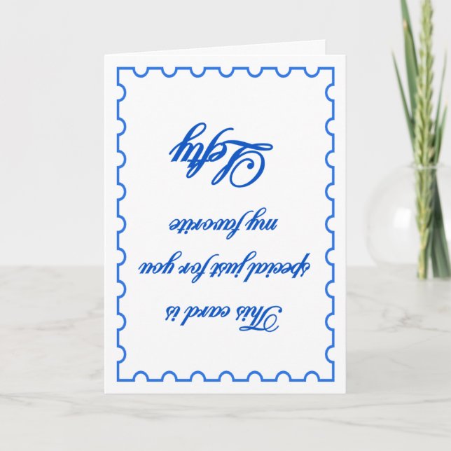 Cartão My Favorite Lefty (Frente)