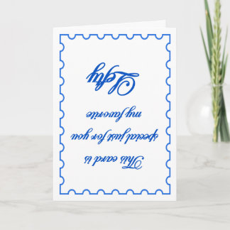 Cartão My Favorite Lefty