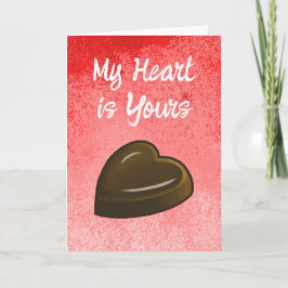 Cartão My Heart is Yours Valentine