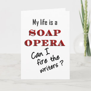 Cartão My Life iis a Soap Opera Writers Card