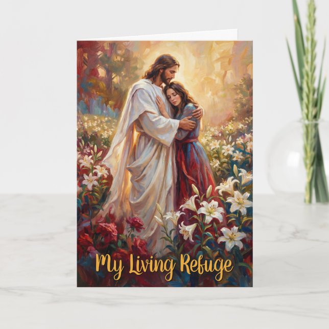 Cartão My Loving Refuge Easter Card (Frente)