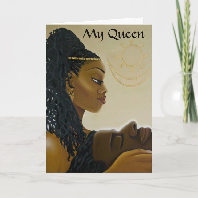Cartão 'My Queen' Greeting Card (Frente)