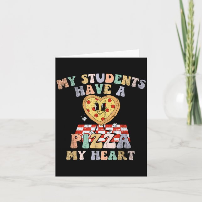Cartão My Students Have A Zza-my-heart Valentines Day Tea (Frente)