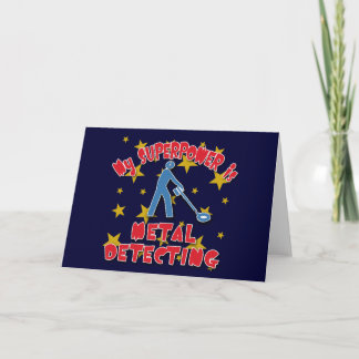 Cartão My Superpower is Metal Detecting