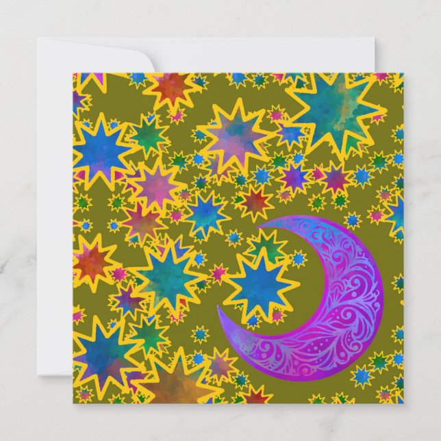 Cartão Mystic Moon Harvest (Frente)