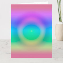 Cartão Mystic Rainbow Eye Ombre