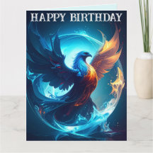 Mystical Scorpio Phoenix Happy Birday Art