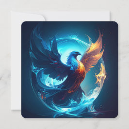 Cartão Mystical Scorpio Phoenix Reborn Art