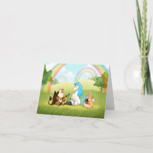 Cartão Mythological Jug Band Note Card