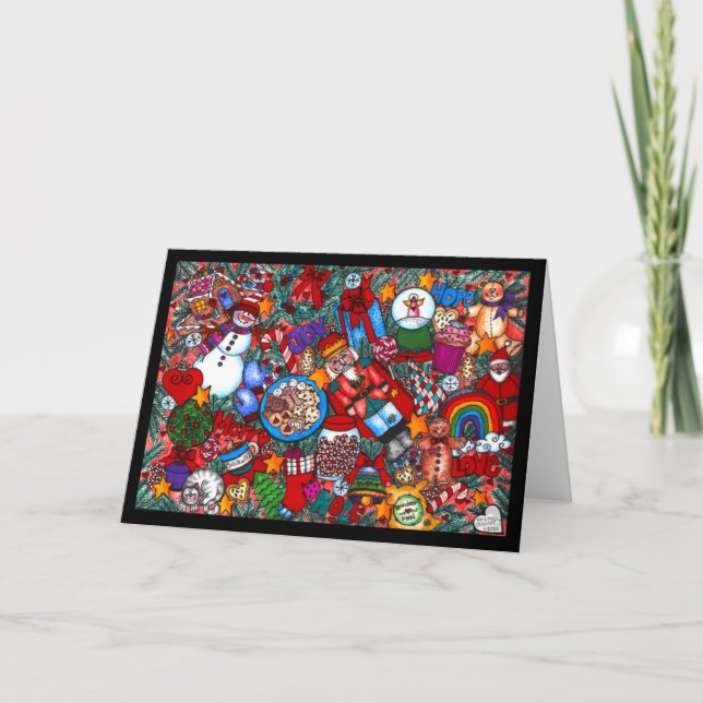 Cartão nº 1 da coleção de Natal (Frente)