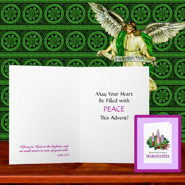 Cartão n.º 2 de 4 para Advent (Segunda Semana: PEA (Criador carregado)