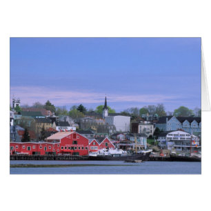 Cartão N.A. Canadá, Nova Escócia. Uma vista de Lunenburg,