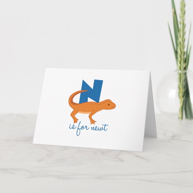 Cartão N é para o Newt (Frente)