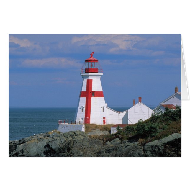 Cartão NA, Canadá, Nova Brunswick, Ilha Campobello. (Frente Horizontal)