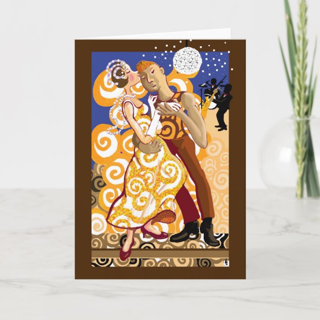 Cartão Na dança (Frente)