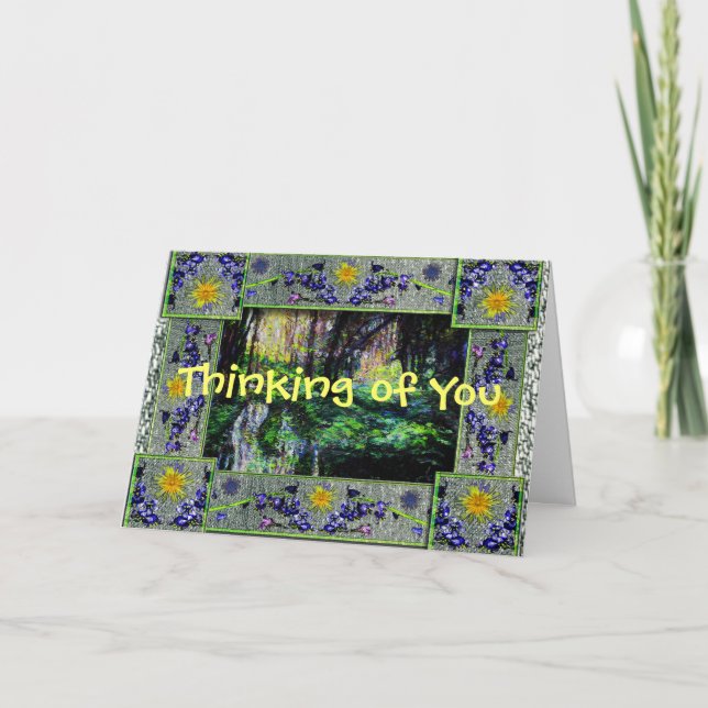 Cartão Na floresta (Frente)