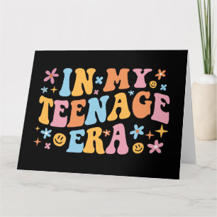Cartão Na Minha Época De Adolescência Eu